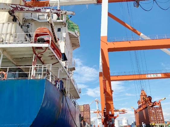Cargo Handling at Dejima Container Terminal